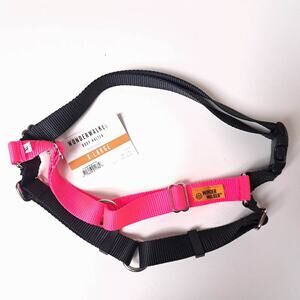 Wonder Walker Black Pink Body Halter No-Pull Dog Harness XL NWT